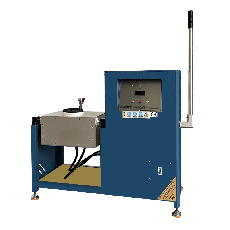 Vendita calda 380V macchina per la fusione di platino oro forno fusorio mini attrezzatura per la fusione ad induzione