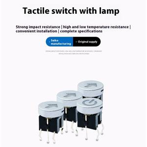 Werks-Direkt vertrieb Beleuchtete elektrische 6-polige Taste Drucksc halter Taktile Selbstsicher nde Taktsc halter LED-Druckknopf - Product Image 4