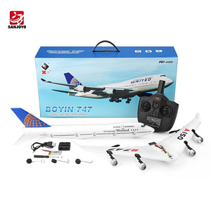 新型遥控飞机三通道像真正的滑翔机固定翼遥控飞机模型波音B747乘客玩具 - Product Image 5