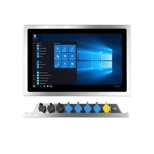 Monitor de pantalla táctil IPS resistente al agua de 15,6 pulgadas con cubierta de Metal de acero inoxidable Resistencia de durabilidad a la interfaz de CC de entrada HDML - Product Image 1