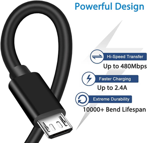 Venta directa de fábrica precio barato buena calidad 2.4a micro tipo-c cables USB para teléfono - Product Image 3