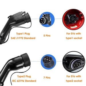 Elektrikli araç şarj istasyonu 8A 10A 13A 16A 24A 32A akım değiştirilebilir elektrikli araç taşınabilir şarj cihazı - Product Image 5