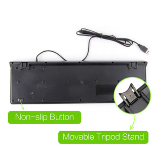 VCOM Computer USB Standard cablato spagnolo Plug and Play tastiera per spagna Argentina Peru messico - Product Image 3