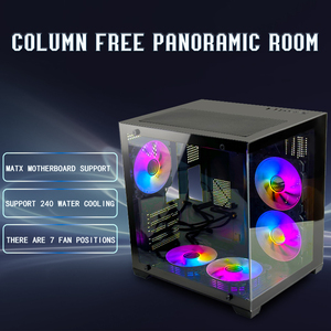 Choiyan Beliebte Atx Schwarz Computer gehäuse Atx Matx Türme & Hüllen Spcc PC Desktop Gaming Computer gehäuse - Product Image 2