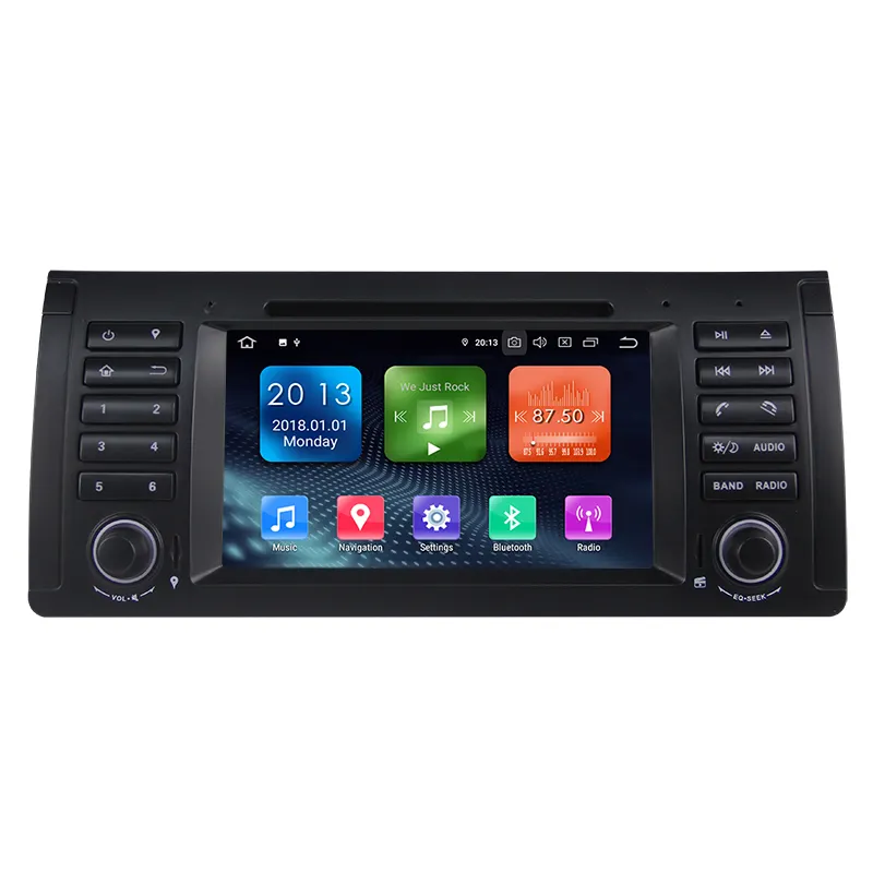 Radio con GPS para coche, reproductor con Android 9,0, 3G, WiFi, pantalla táctil de 7 pulgadas, 2 GB de RAM, 16 Gb de ROM, DVD, para BM W, E39, E53, M5, novedad