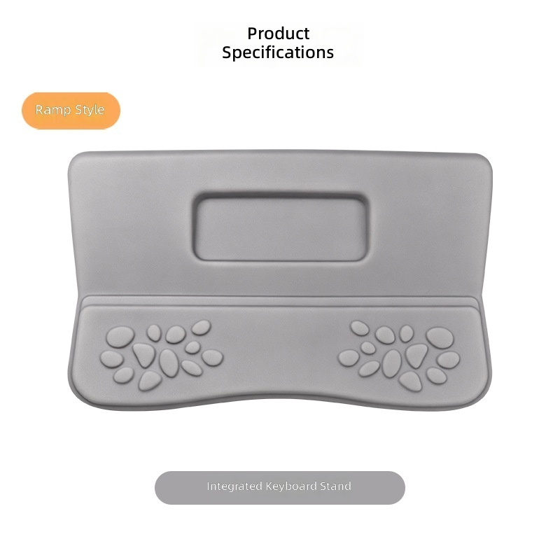 Reposamuñecas para teclado todo en uno, gris