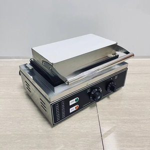 商用电动带温度和时间控制110V 220V 10pcs不粘方形比利时华夫饼机 - Product Image 3