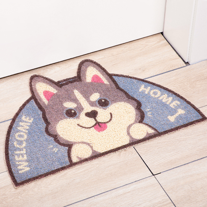 Bucle de alambre de malla husky azul multicolor