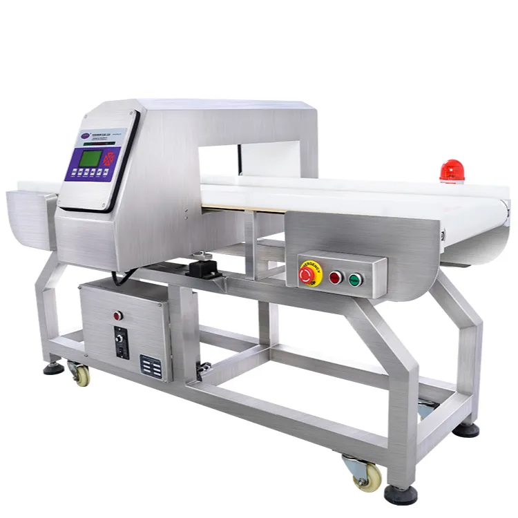 Toptan profesyonel sanayi ürünleri hat bant konveyör Metal dedektör makinesi gıda için
