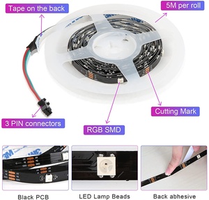 Video Sync APP Control Traum farbe 5M Kit DRL LED Tagfahrlicht leiste Flexible Smart RGBIC Argb LED-Licht leiste