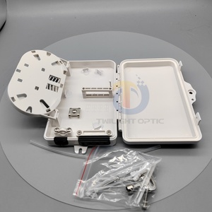 FTTH (Fiber To The <span class=keywords><strong>Home</strong></span>) Fibre Distribution Frame Preço ODF 4 Portas Caixa Terminal Óptica Plástica