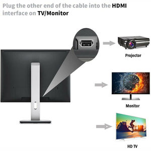 <strong>VGA</strong> to <strong>HDMI</strong> <strong>Adapter</strong> Cable with Audio for Connecting Old PCLaptop with a <strong>VGA</strong> <strong>Output</strong> to New Monitor Display HDTV with <strong>HDMI</strong> Is in Promotion - Product Image 2