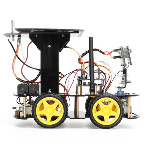 2024 nueva cámara ESP32 programación Robot educativo IoT ultrasónico coche inteligente Kit de aprendizaje Solar - Product Image 3