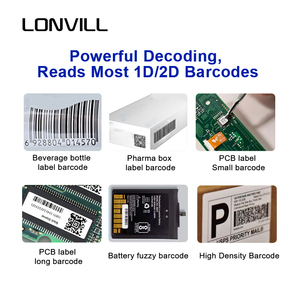 LONVILL Custom 2D Scanner <strong>Command</strong> Automatic Manual Button CMOS Barcode Scanning Inventory Auto Fix <strong>Code</strong> Conveyor Wired Scanner - Product Image 4