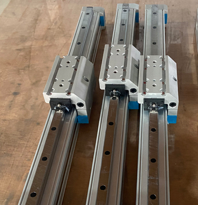 Carril de guía deslizante lineal CNC SRW45, componentes de núcleo de mesa de tornillo de bola, rodamiento y Motor para enrutador CNC