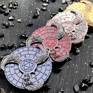 Ngục tối đồ chơi giảm căng thẳng độc đáo và rồng <span class=keywords><strong>Fidget</strong></span>-<span class=keywords><strong>Spinner</strong></span> Roulette xúc xắc kim loại cho các trò chơi RPG - Product Image 4