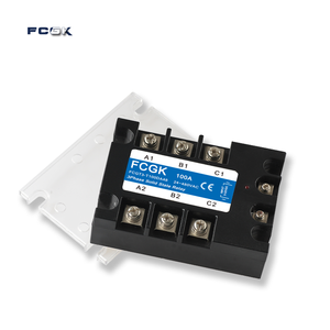 FCGK Miniature High Power Three-Phase Solid State <strong>Relay</strong> 40A 32VDC <strong>Input</strong> Converter 24V-480VAC <strong>Output</strong> Protective SSR <strong>Relay</strong> 380V DC - Product Image 3