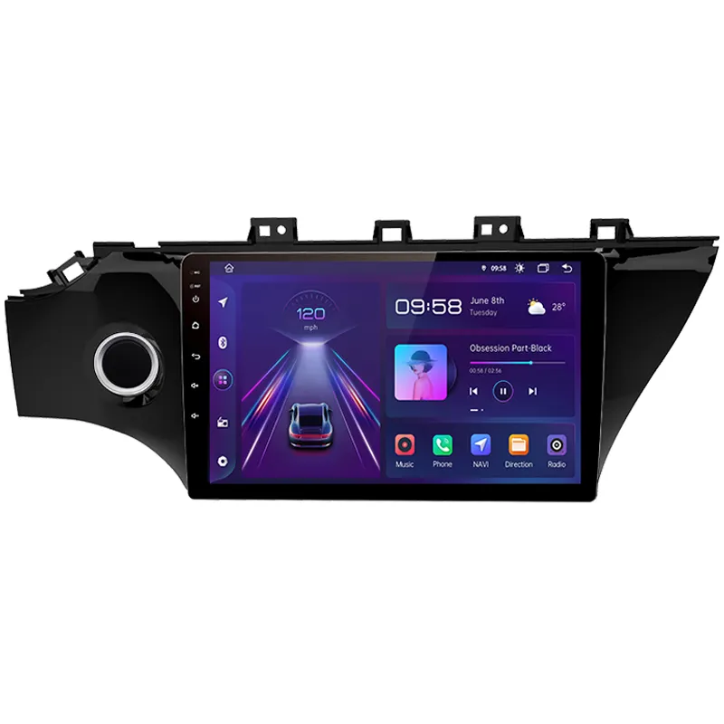 Junsun V1 Pro AI Voz 2 din Android Auto Radio para KIA RIO X 4 X-línea 2016-2019, 2020 de 2021 Auto Radio Multimedia Carplay