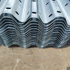 Hoch korrosions beständige hochfeste Barriere Feuer verzinkter Stahl W-Träger Verkehrs sicherheits leitplanke - Product Image 1
