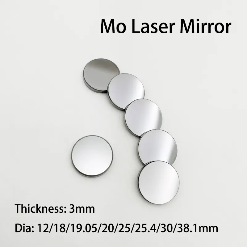 Espejos de cristal óptico reflectantes, cristal de molibdeno láser para máquina láser, gran oferta, fabricante