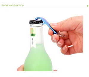 ロゴ付きプロモーションカスタムロゴメタルボトルオープナーキーチェーンビールワイン格安価格キーホルダー - Product Image 5