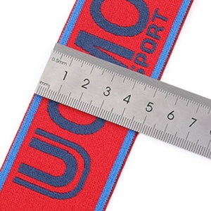 Correa Elástica Personalizada Jacquard Spandex Cinta Elástica Jacquard con Letras - Product Image 5