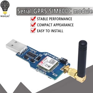 USB-zu-GSM-Modul Quad-Band-GSM-GPRS SIM800C-SIM800-Modul für drahtloses BT-Modul SMS-Nachrichten mit Antenne - Product Image 6