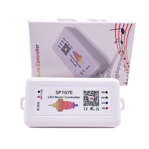 Controlador de música LED SP107E con control de música a todo color SPI compatible con dientes azules inalámbricos por aplicación de teléfono para WS2812B - Product Image 1