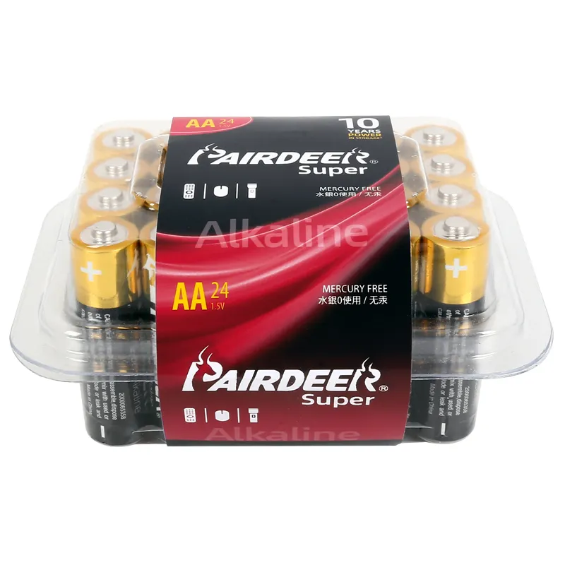 सबसे अच्छा Pairdeer 67 से अधिक साल OEM उत्पादन के अनुभव के कारखाने अल्ट्रा क्षारीय LR6 ए. ए. 1.5v बैटरी