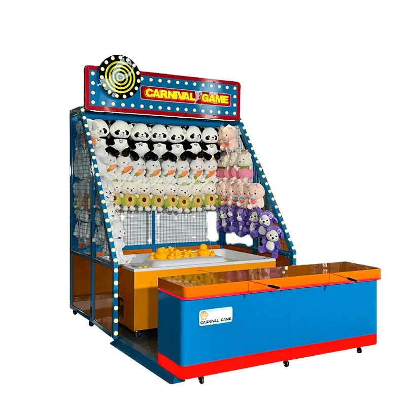 Venta al por mayor de juegos de carnaval recreativos para interiores Buck Carnival Games Booth Duck Pond Máquina de juegos para Parque de Atracciones