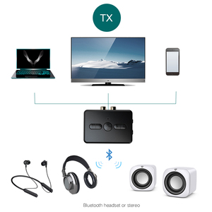 2合1立体声RCA 3.5毫米辅助音频发射器蓝牙5.0无线适配器接收器车载套件电视电脑音乐播放器 - Product Image 5