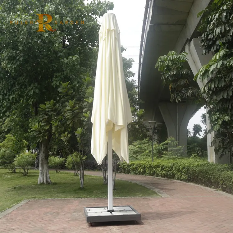 Parasole impermeabile a prova di vento forte di alta qualità di grandi dimensioni ristorante eventi mercato quadrato patio mobile ombrello esterno