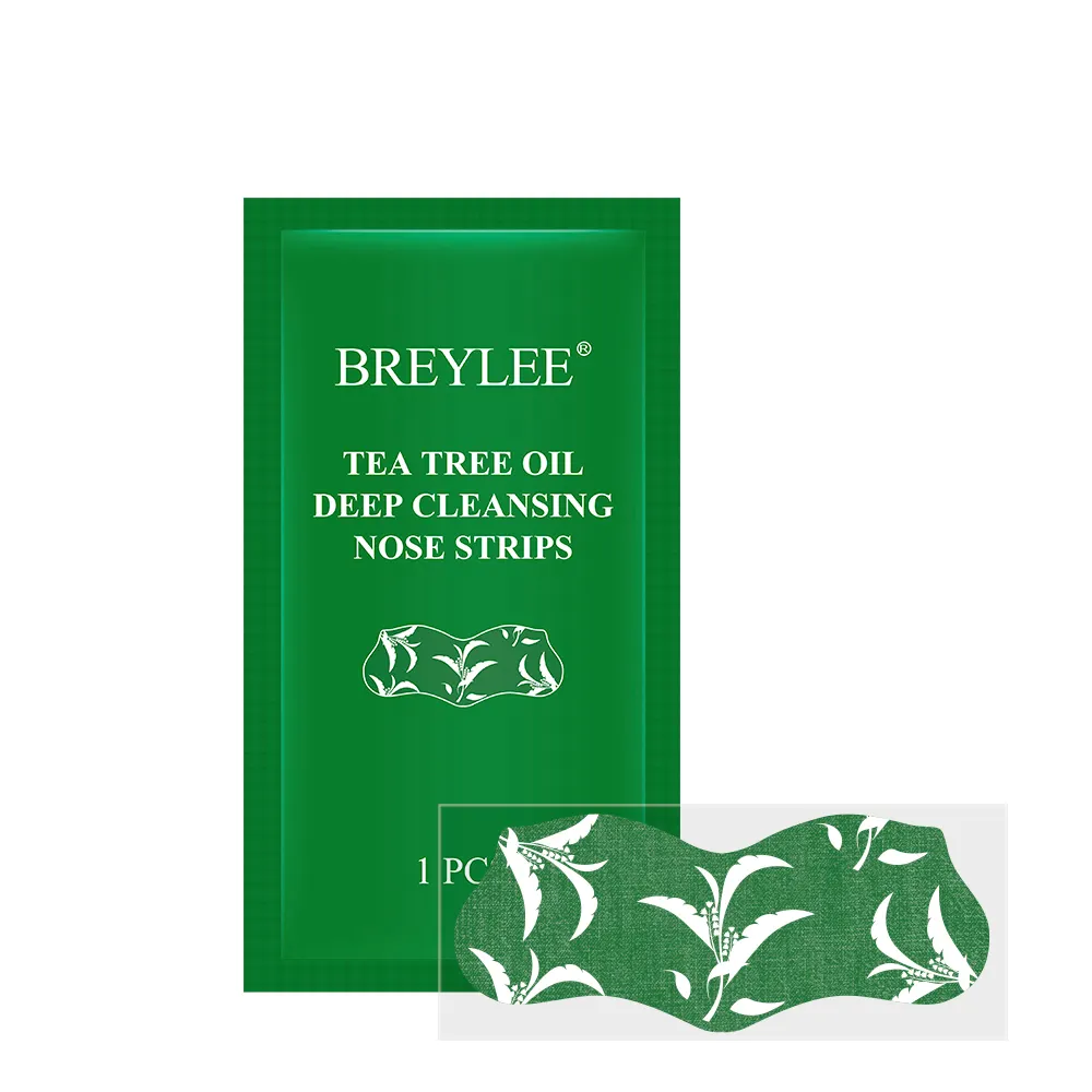 BREYLEE-mascarilla de aceite de árbol de té, limpiador profundo de poros de nariz, removedor de espinillas