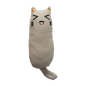 Gatito relleno de hierba gatera interactiva al por mayor, juguete para masticar gato de peluche, juguete suave para mascotas, juguetes de hierba gatera para gatos de interior - Product Image 5