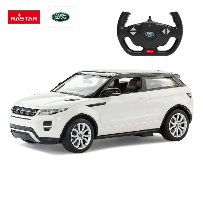 Land Rover Evoque Rastarラジコンおもちゃプラスチックおもちゃ4 CH、ライト電気プラスチック白色1:14車