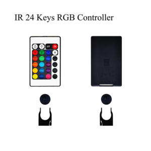 DC12V Wireless 24 Keys RGB <strong>IR</strong> <strong>Remote</strong> Controller LED Strip Controller for 3528 5050 RGB LED Strip