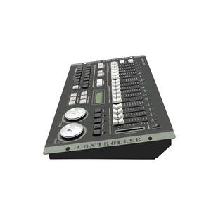 มืออาชีพสูงสุด384 DMX ควบคุมเวทีผลแสง DMX คอนโซลโปรเจคเตอร์ต้นแบบสำหรับ XLR-3นำแสงพาร์บีมดีเจไฟ