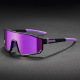 Black frame-purple lenses
