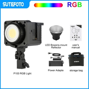 P100 100W RGB Full Color <strong>Led</strong> Video COB Light APP Control Photography Lighting Lamp Colorful Lighting - Product Image 4