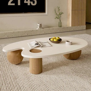 Mesa de café y té de madera moderna multifuncional con diseño simple, adecuada para comedores y baños familiares - Product Image 4