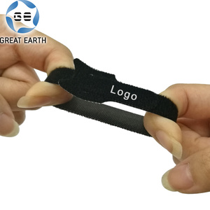 Reusable <strong>Soft</strong> and Smooth Fastening Fabric Double Side Cable Tie Back to Back <strong>Hook</strong> and <strong>Loop</strong> for Wire - Product Image 6