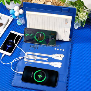 Regalo aziendale smart diary 10000mah power bank notebook con ricarica wireless - Product Image 5