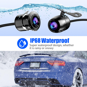 Ipposter 4.3英寸汽车后视监视器夹镜，带迷你汽车后视倒车摄像头12v通用 - Product Image 2