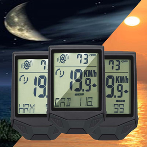 Pantalla grande de 2,5 pulgadas, 2 en 1, velocidad de ciclismo y cadencia, medidor de potencia de ordenador de bicicleta para gimnasio al aire libre, ciclismo - Product Image 3
