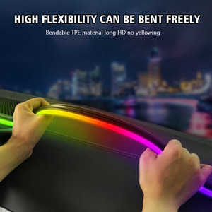 ไฟสร้างบรรยากาศในรถยนต์อเนกประสงค์ขนาด150ซม. พร้อมเอฟเฟกต์แสงผ่านแสง RGB LED USB ควบคุมระยะไกล - Product Image 2