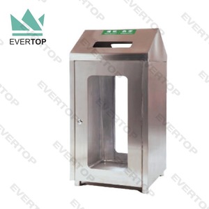 SD-17B şeffaf Panel atık ayırma kutuları şeffaf sıralama kutuları geri dönüşüm kutusu güvenlik uyumlu sınıflandırılmış LargeTrash Can - Product Image 5