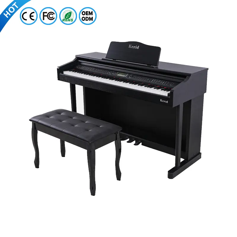 Teclado digital más vendido, pose de piano profesional, teclado clásico, acordes de piano, 88 teclas, piano eléctrico