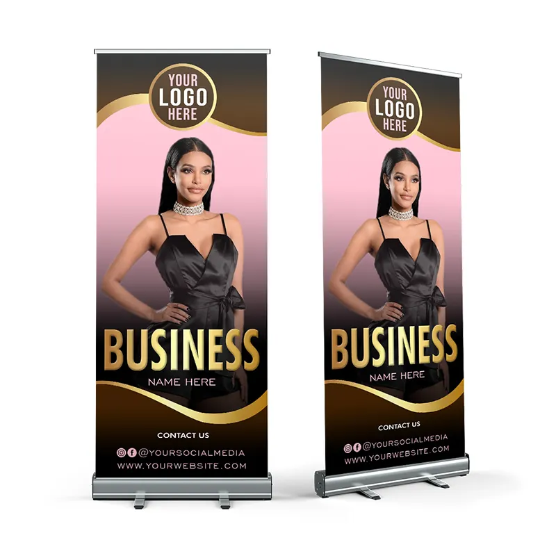 Fabricante Pop Up Displays Publicidad portátil al aire libre L Stands Actividades Roll Up Banner Stand Display