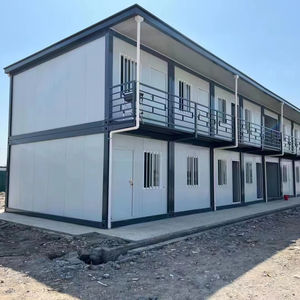 Construção rápida Double Layer Container House para acampamentos ao ar livre Instalação simples isolada - Product Image 2