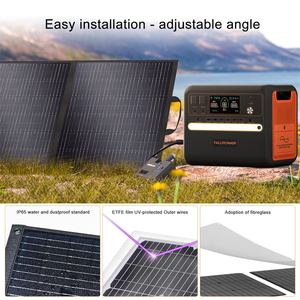 TALLPOWER能源便携式太阳能发电机2400w 2000w家用太阳能发电站220v太阳能发电机能源便携式 - Product Image 4